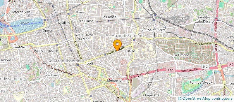 localisation de l'entreprise MADAME INES DABBECHE à MARSEILLE