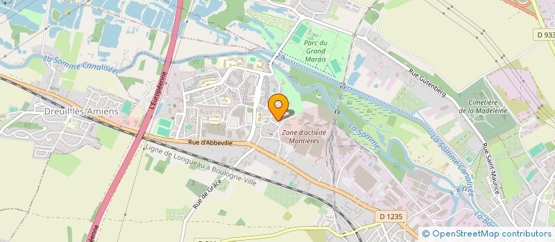localisation de l'entreprise MADAME INES DABONNEVILLE  AMIENS