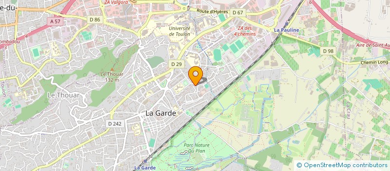 localisation de l'entreprise MADAME INES DANELUZZO à LA GARDE