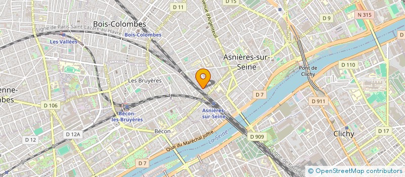 localisation de l'entreprise MADAME INES DAUXERRE à ASNIERES-SUR-SEINE