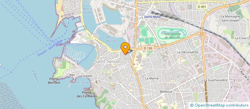 localisation de l'entreprise MADAME INES DE CORNULIER LUCINIERE  SAINT-MALO