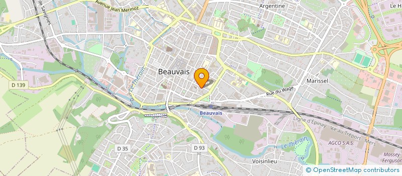 localisation de l'entreprise MADAME INES DE KONINCK  BEAUVAIS