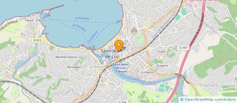 localisation de l'entreprise MADAME INES DE RIVOYRE à SAINT-JEAN-DE-LUZ