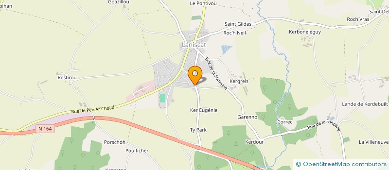 localisation de l'entreprise MADAME INES DE ROQUEFEUIL  BON REPOS SUR BLAVET