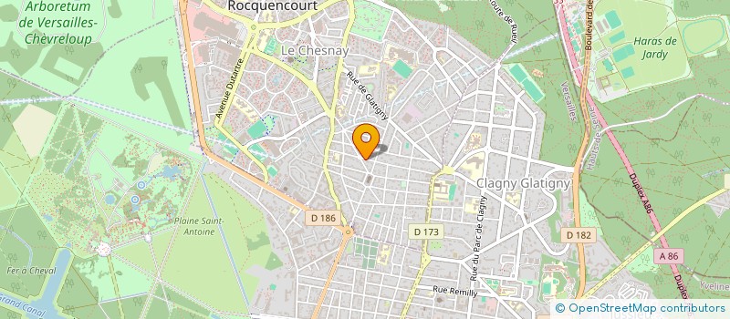 localisation de l'entreprise MADAME INES DE RUFFRAY à LE CHESNAY-ROCQUENCOURT