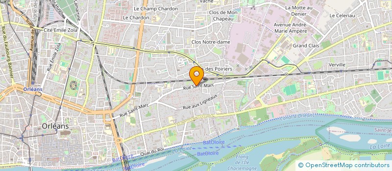 localisation de l'entreprise MADAME INES DE SA  ORLEANS