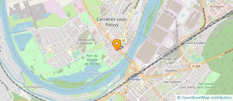 localisation de l'entreprise MADAME INES DE SOUSA PEREIRA GARCIA à CARRIERES-SOUS-POISSY