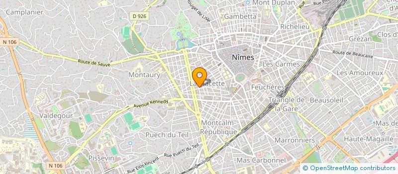 localisation de l'entreprise MADAME INES DEGOUL  NIMES