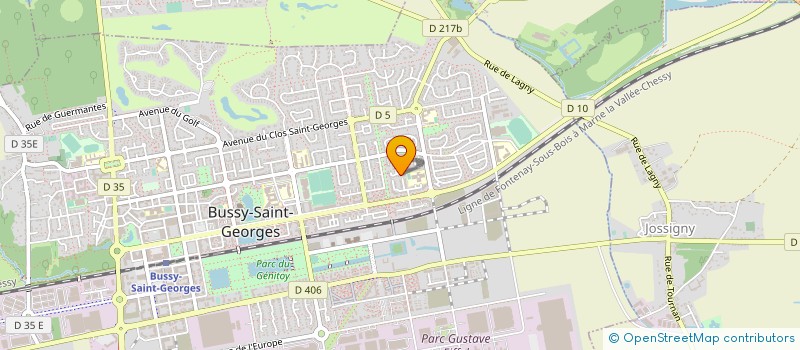 localisation de l'entreprise MADAME INES DELAPORTE  BUSSY-SAINT-GEORGES
