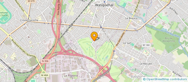 localisation de l'entreprise MADAME INES DELEPOULLE  WASQUEHAL