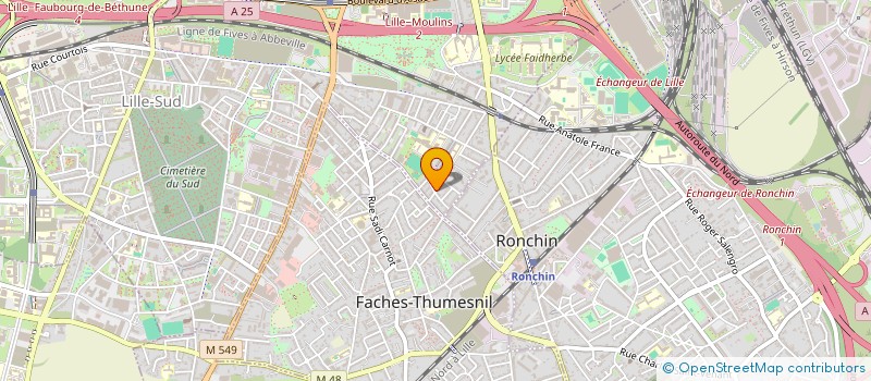 localisation de l'entreprise MADAME INES DELOBEAU  LILLE