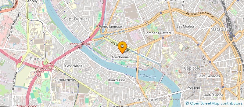 localisation de l'entreprise MADAME INES DEMANGEOT  TOULOUSE
