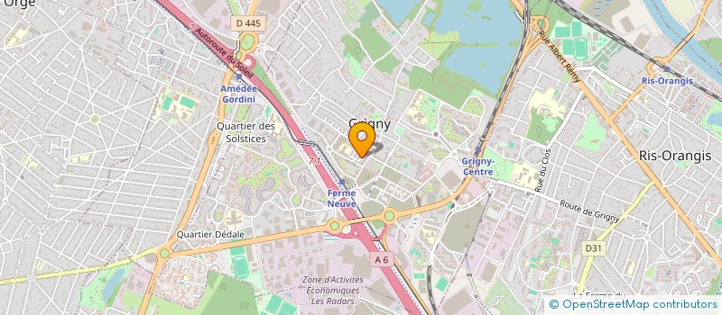 localisation de l'entreprise MADAME INES DIAWARA  GRIGNY