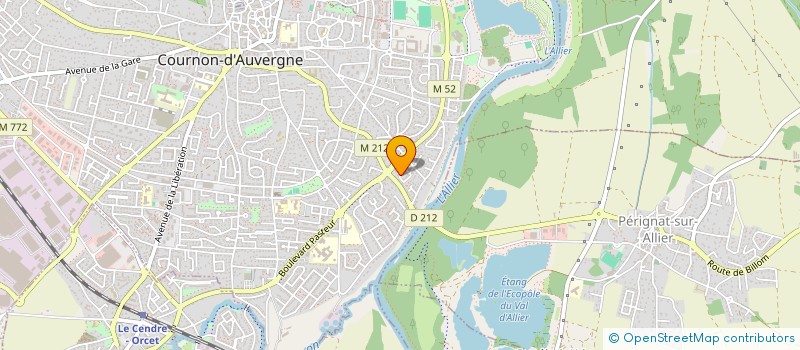 localisation de l'entreprise MADAME INES DJENA  COURNON-D'AUVERGNE