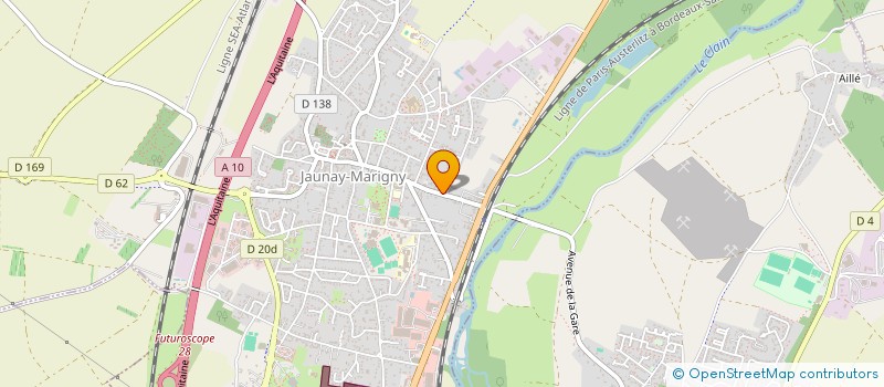 localisation de l'entreprise MADAME INES DJERDJAR  JAUNAY-MARIGNY