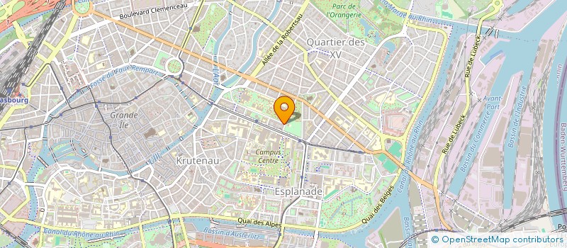 localisation de l'entreprise MADAME INES DONAT à STRASBOURG