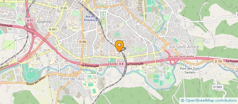 localisation de l'entreprise MADAME INES DORADO à AIX-EN-PROVENCE