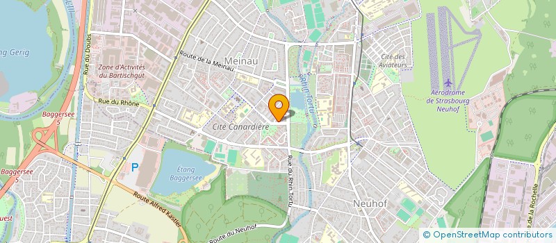 localisation de l'entreprise MADAME INES DRAOUI à STRASBOURG