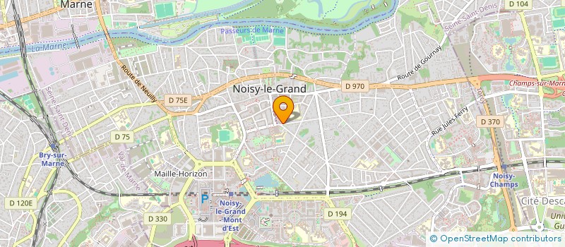 localisation de l'entreprise MADAME INES DRIDI à NOISY-LE-GRAND