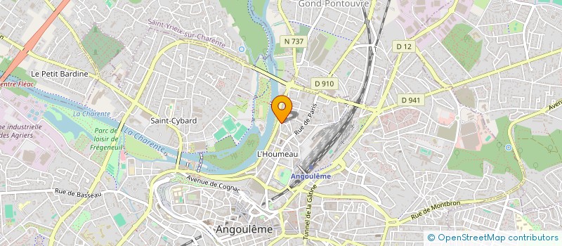 localisation de l'entreprise MADAME INES DUPONT à ANGOULEME
