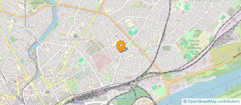 localisation de l'entreprise MADAME INES EL AMRANI à NANTES