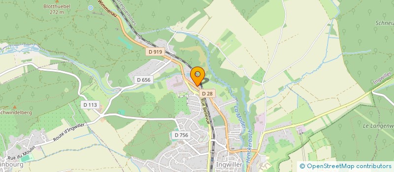 localisation de l'entreprise MADAME INES EL FARSI  INGWILLER