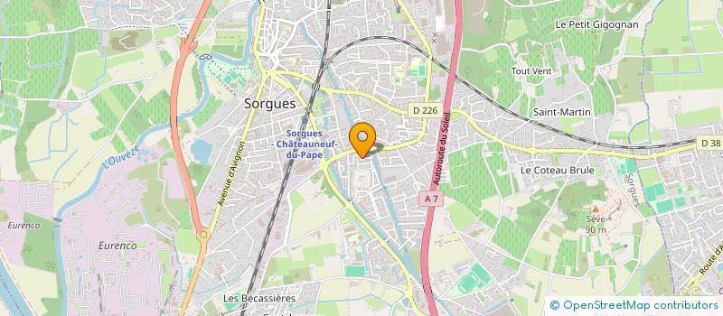 localisation de l'entreprise MADAME INES EL FETTOUHI  SORGUES