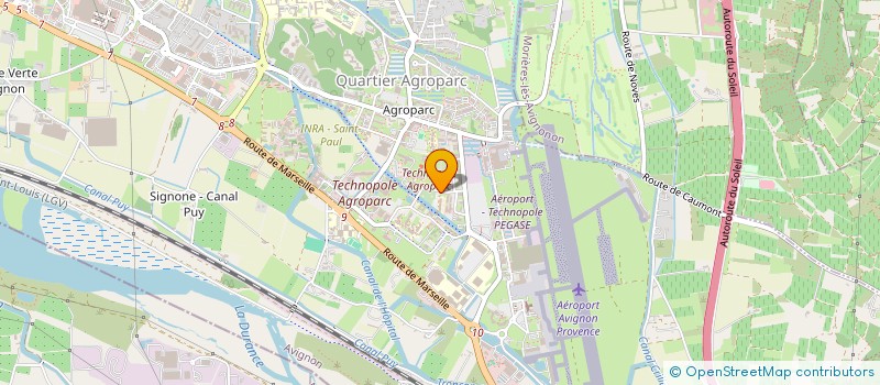 localisation de l'entreprise MADAME INES EL MAHI  AVIGNON