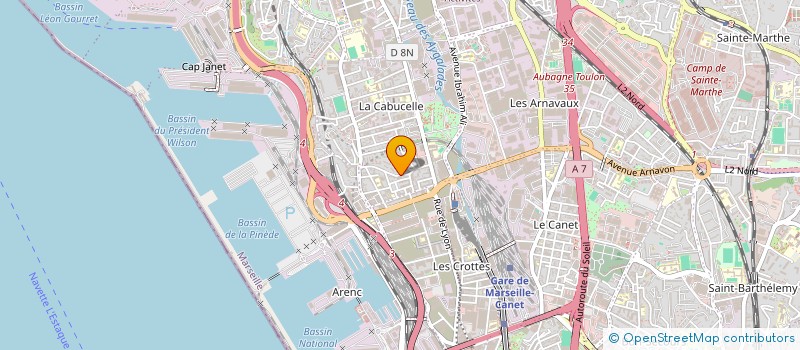localisation de l'entreprise MADAME INES ELHADJ BELKACEM à MARSEILLE