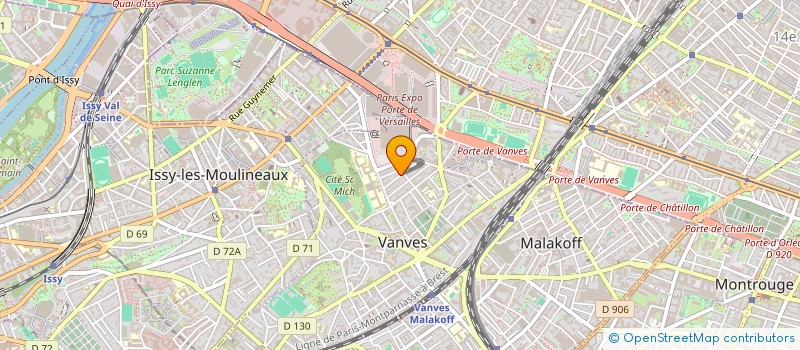 localisation de l'entreprise MADAME INES ENNEDDAM  VANVES