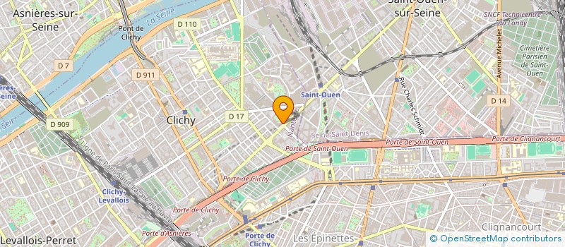 localisation de l'entreprise MADAME INES ERRAJI à CLICHY