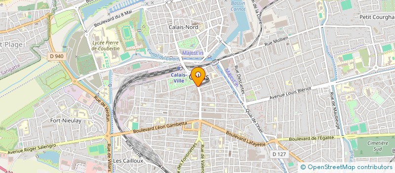 localisation de l'entreprise MADAME INES FAGOT  CALAIS