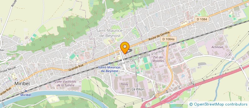 localisation de l'entreprise MADAME INES FALCO  SAINTE-FOY-LES-LYON