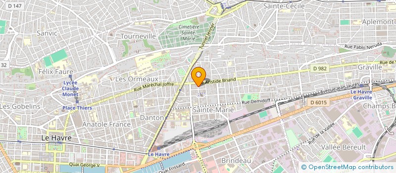 localisation de l'entreprise MADAME INES FARAH  LE HAVRE