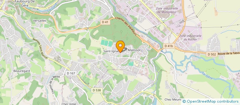 localisation de l'entreprise MADAME INES FARES à VIENNE