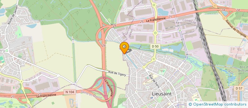 localisation de l'entreprise MADAME INES FARHAT  LIEUSAINT