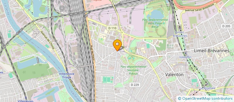 localisation de l'entreprise MADAME INES FERNANDES GOMES  VILLENEUVE-SAINT-GEORGES