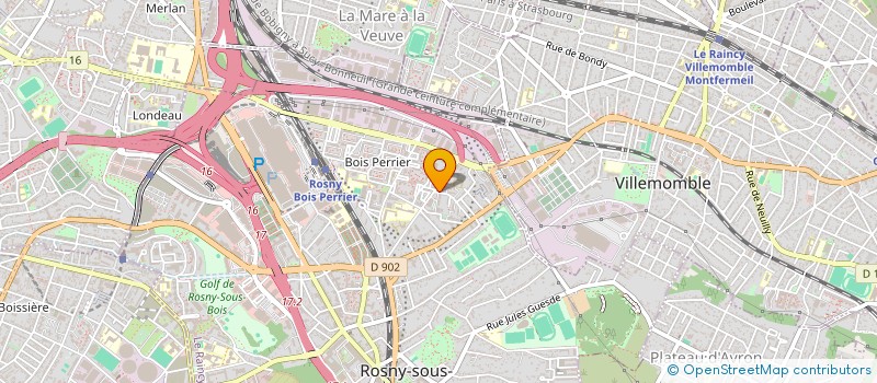 localisation de l'entreprise MADAME INES FIAKO DJOUOTANG à ROSNY-SOUS-BOIS