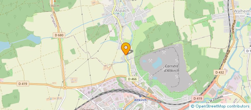 localisation de l'entreprise MADAME INES FRANK  ASPACH