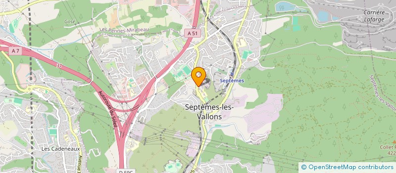 localisation de l'entreprise MADAME INES FREISSINIER à SEPTEMES-LES-VALLONS