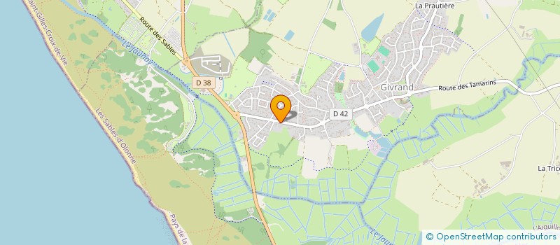 localisation de l'entreprise MADAME INES FRUCHARD  GIVRAND