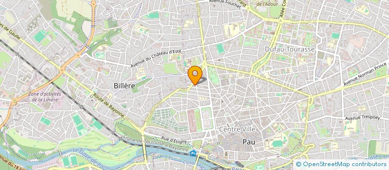 localisation de l'entreprise MADAME INES GALIBERT à PAU