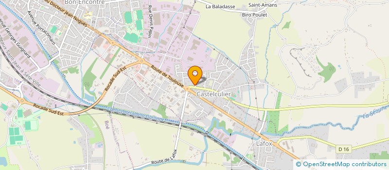 localisation de l'entreprise MADAME INES GARCIN  CASTELCULIER