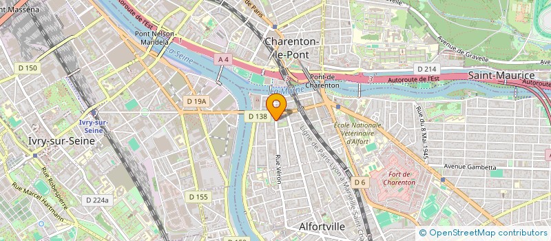 localisation de l'entreprise MADAME INES GAROICHI à ALFORTVILLE