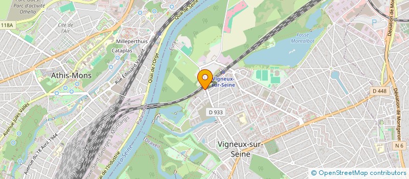 localisation de l'entreprise MADAME INES GHABI à VIGNEUX SUR SEINE