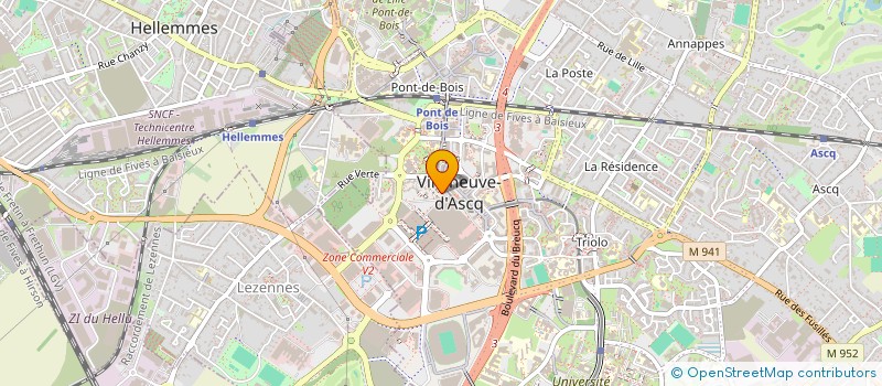 localisation de l'entreprise MADAME INES GHOUDDANE à VILLENEUVE-D'ASCQ
