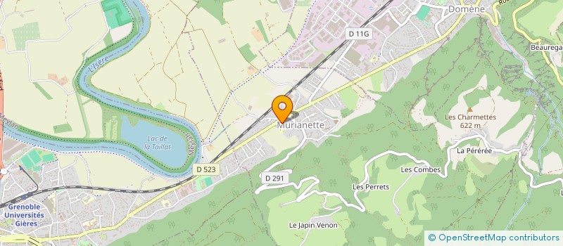 localisation de l'entreprise MADAME INES GIRARDON  MURIANETTE