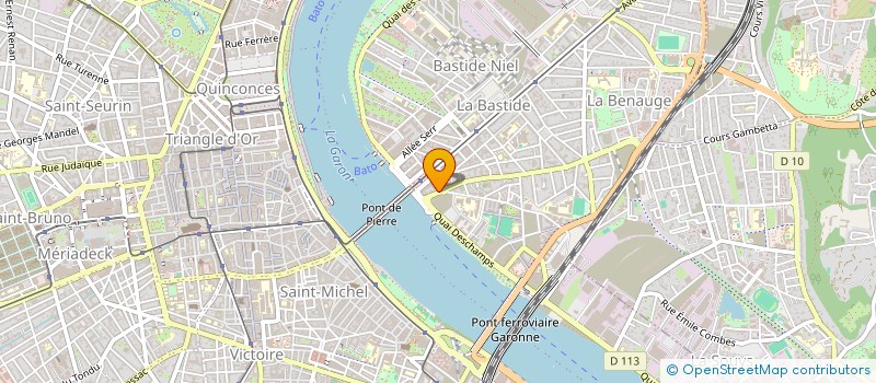 localisation de l'entreprise MADAME INES GIRAUD  BORDEAUX