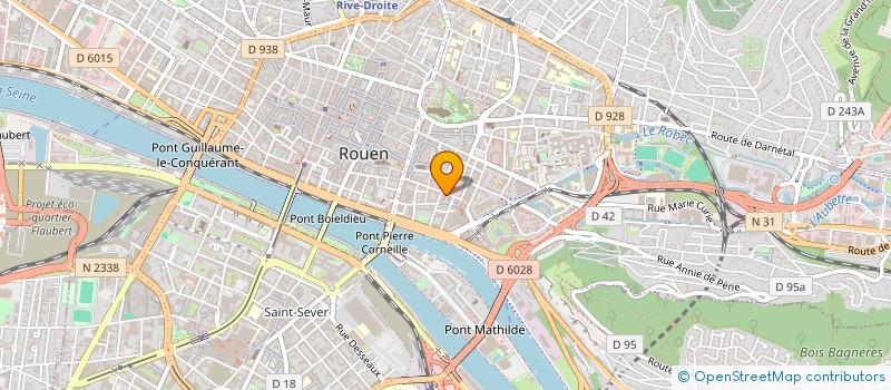 localisation de l'entreprise MADAME INES GODARD à ROUEN