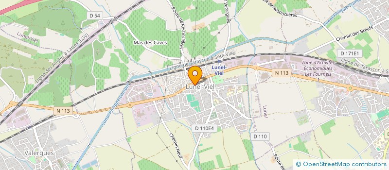 localisation de l'entreprise MADAME INES GORAN à LUNEL-VIEL